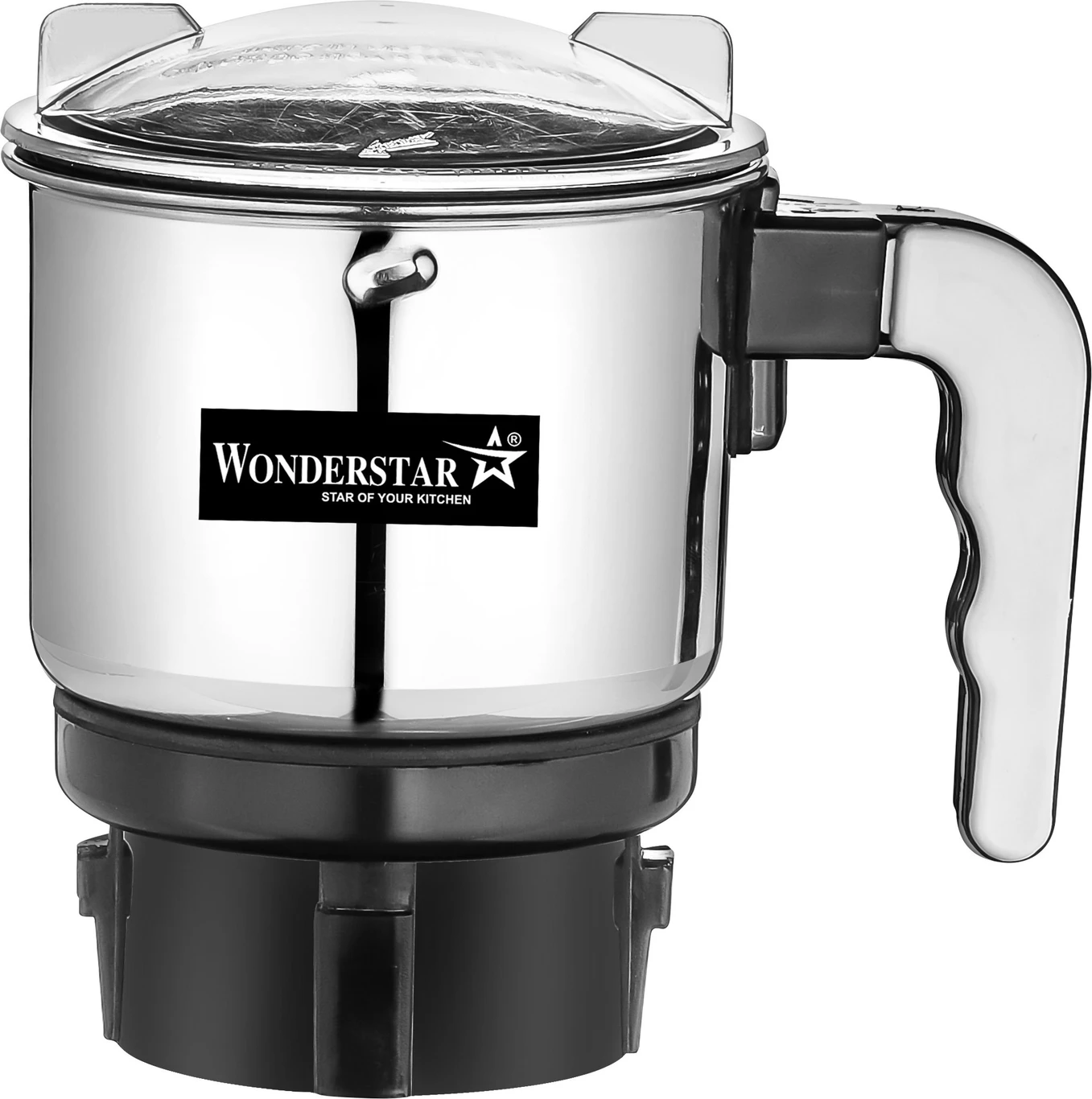 WONDER STAR Mixer Grinder Chutney Jar, Stainless Steel, 400ml, Crosslock | Compatible with Preethi