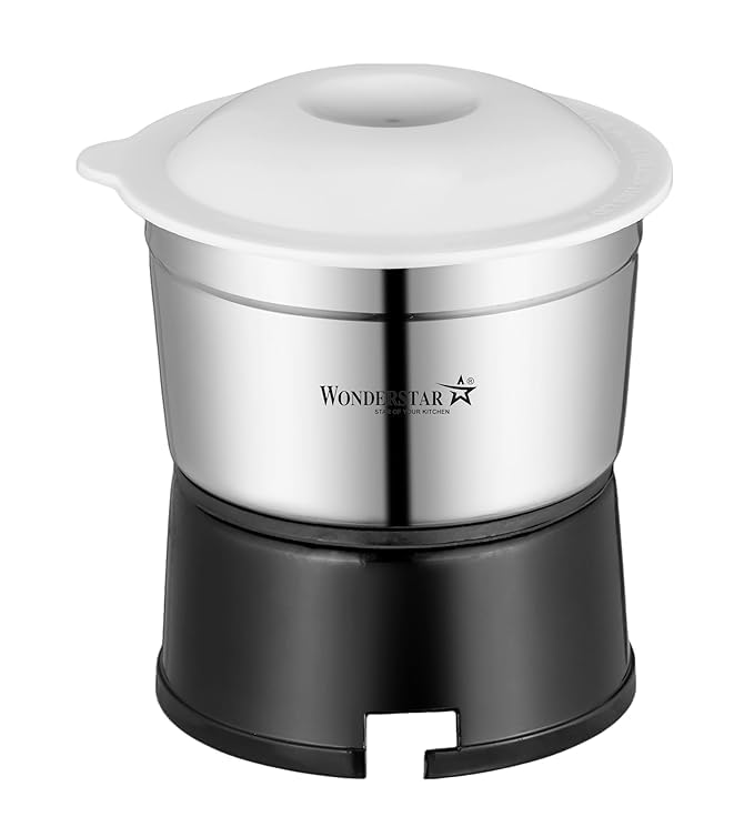 Wonder Star jmg jars only small chutney Jar only 300 ml Compatible for Mixer Grinders JMG, Bajaj, Maharaja, Singer Orient Pigeon Kenstar Morphy Richards Crompton Polar Sunflame Padmini Glen Lazer