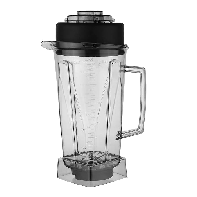 WONDER STAR Blender Jar compatible with JTC Commercial Mixer, Clear Container with Lid and Blade Assembly 2LTR Capacity