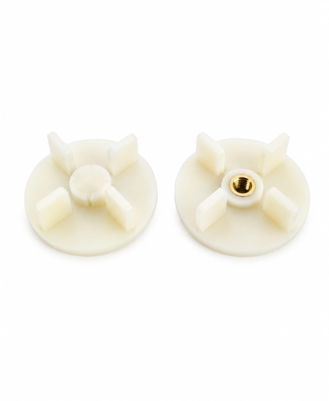 WONDER STAR Nylon Coupler Set Compatible with Preethi Mixer Grinder, Motor Coupler & Jar Coupler with Brass Insert, Replacement Coupler Kit